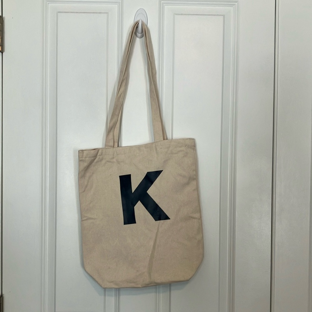 Monogrammed Canvas Tote